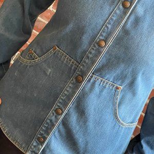 Vintage LEVI's hooded denim jacket UPSIDE DOWN label